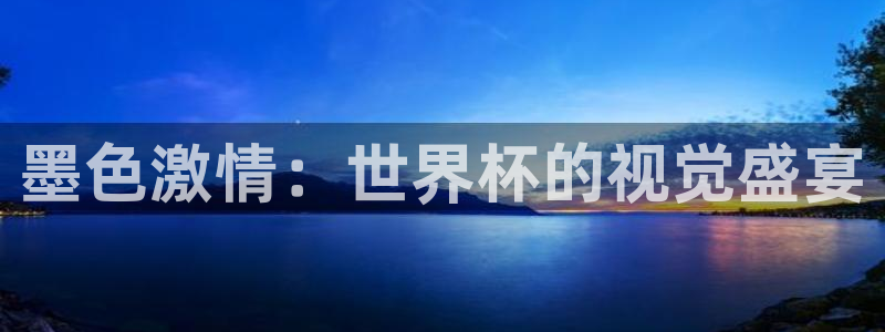 墨色激情：世界杯的视觉盛宴